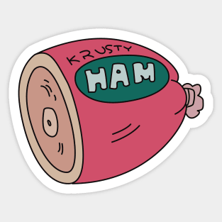 Krusty Ham Sticker